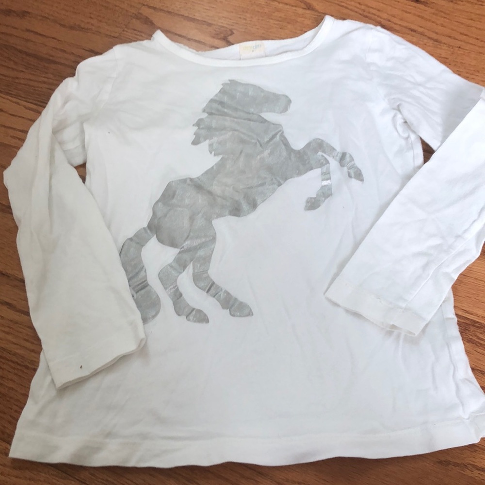 Gray Horse Crewcuts size 6-7